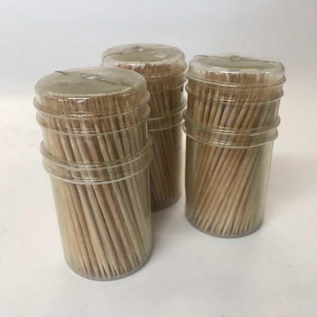 TOOTHPICK HOLDER, Clear Plastic